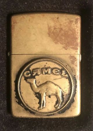 Zippo Classic Brass Camel Vintage 1932 - 1992 60th Anniversary Camel Coin Lighter