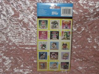 Topps Garbage Pail Kids Series 1&2 Sticker Pack Set 4 Sheets Atomic 2