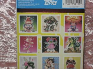 Topps Garbage Pail Kids Series 1&2 Sticker Pack Set 4 Sheets Atomic 3