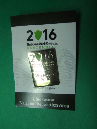 2016 Chickasaw National Recreation Area Lapel Hat Pin Oklahoma Souvenir (310)