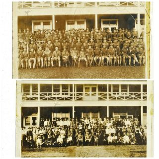 1917 Us Army Schofield Barracks Hawaii 8x10 Photos