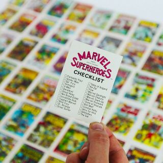 Marvel Vintage (1984) Trading Cards - Complete Set Of 60 Very Rare