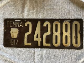 Vintage 1917 Pennsylvania `penna 