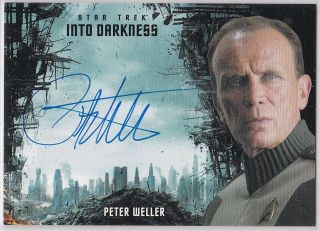 Star Trek Beyond Movie Peter Weller As Admiral Marcus Autograph Into Darkness