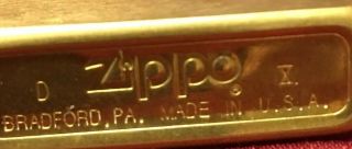 Vintage Zippo.  Marlboro Country Store.  Solid Brass Cowboy Lighter 