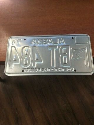 1974 Alaska license plate/tag 2
