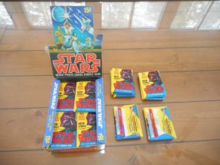 (1) 1977 Topps Star Wars 2nd Series 2 Red Border Wax Pack Ex