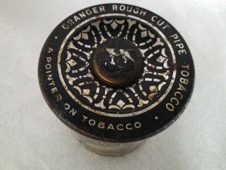 Vintage Granger Rough Cut Pipe Tobacco Round Tin Liggett & Myers Tobacco USA 5