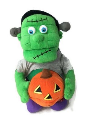 Frankenstein Plush Musical Animated Halloween Plays Monster Mash