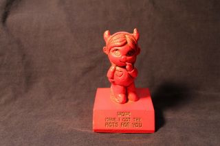 Paula 1970 W - 134 Red Devil Statue " I Got The Hots For You " - Vintage