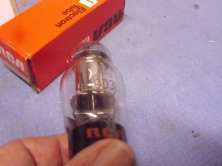 Vintage RCA 0D3 Voltage Regulator Vacuum Tube,  NOS/NIB,  Good 3