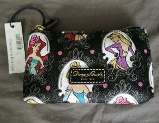 Disney Dooney & Bourke Runway Princess Cosmetic Bag Case Nwt