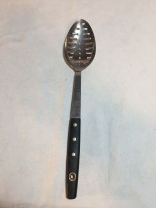 Maid Of Honor Soup Ladle,  Slotted Spoon Stainless Steel Sears - Vintage 1960s 7