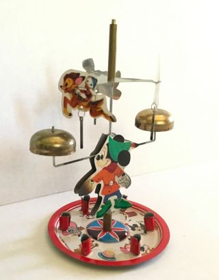 Vintage DISNEYLAND - Happy Birthday Carousel - Cake Topper (c) Walt Disney Productions 3