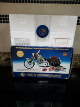 Harley Davidson Franklin 2001 Limited Edition Motorcycle,  Box And Accessori