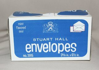 Stuart Hall Air Mail Envelopes 3 5/8” x 6 ½” No.  3915 23 of 50 Remain USA 3