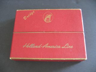 Holland America Line Double Deck Playing Cards Vintage