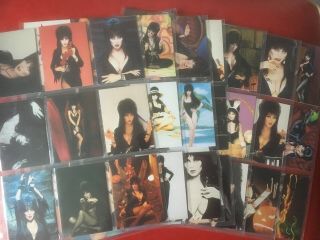Elvira.  Mistress Of The Dark.  Collector Cards.  Full Set Of 72 In.