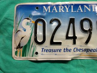 Vintage License Plate Tag Maryland Treasure Chesapeake MD Rustic Combine $4 Ship 2