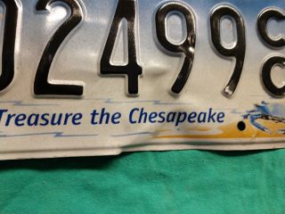 Vintage License Plate Tag Maryland Treasure Chesapeake MD Rustic Combine $4 Ship 3