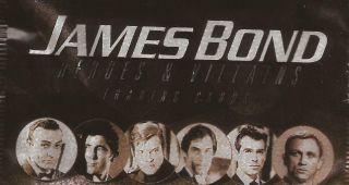 Rittenhouse 2010 James Bond 007 Heroes & Villians Complete 81 Card Set Wrapper