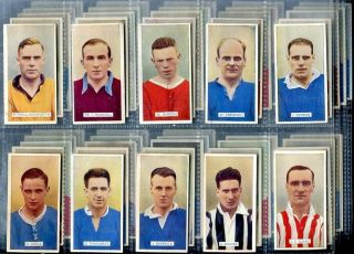 Tobacco Card Set,  Carreras,  Famous Footballers,  Football,  Soccer,  1935
