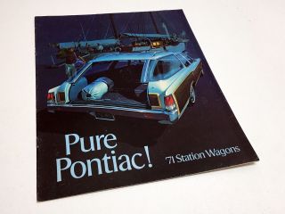 1971 Pontiac Grand Safari Lemans Brochure