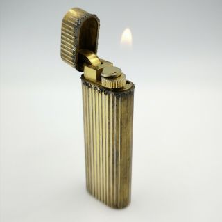 Lovely Vintage Cartier Lighter Feuerzeug Need Servicing But No Gas Leaks