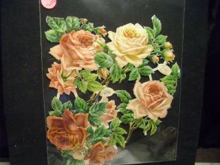 Victorian Scrap 8870 - Roses - By Raphael Tuck - Extra Extra Large