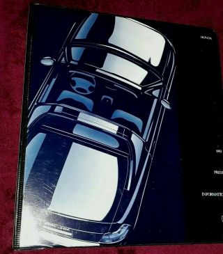 1993 Honda Media Release Press Kit Information Huge Binder 27 Photos