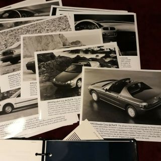 1993 Honda Media Release Press Kit Information Huge Binder 27 Photos 3