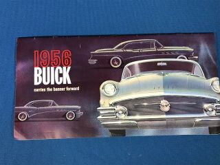 Vtg 1956 Buick Car Dealer Sales Brochure