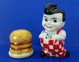 Big Boy Salt & Pepper Shakers 1995 Special Limited Edition Hamburger