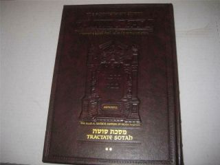 Artscroll Talmud Tractate Sotah Ii Hebrew - English Judaica Jewish Gemara
