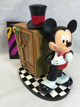 Art Of Disney 75 Years Mickey Mouse Figurine W/ Book Pin Costa Alavezos