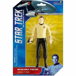 Star Trek: Tos Captain Kirk 6 - Inch Bendable Action Figure