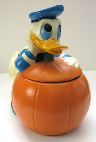 Walt Disney Vintage California Originals Donald Duck Cookie Jar 865 Ca