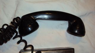 Rare Vintage Standard Electric CO Intercom wall telephone receiver 3