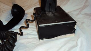 Rare Vintage Standard Electric CO Intercom wall telephone receiver 5
