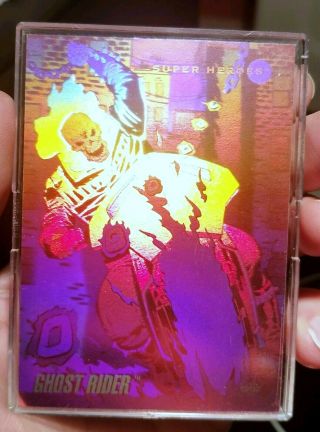 Ghost Rider H - 5 Hologram Card 1992 Impel Marvel Universe Volume 3