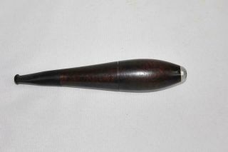 Vintage Italian Briar Sparkless Cigar Pipe Torpedo Pat Pending