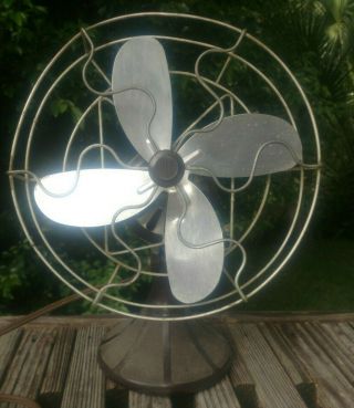 Vintage Small Barcol Fan Well - With On/off Switch 105 - 120 V 60 Cycle Alt.