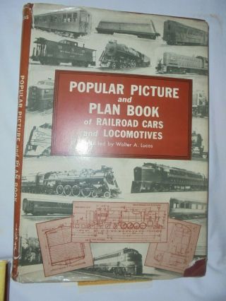 1951 Popular Picture And Plan Book Of Railroad Cars And Locomotives
