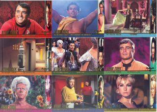Star Trek The Series Tos 2 1998 Profiles Insert Card Set P30 To P55