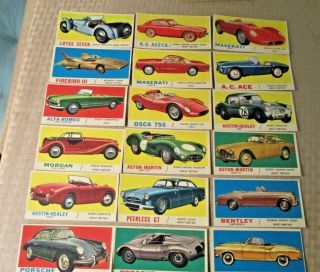 1961 TOPPS SPORTS CARS CARDS - 47 Cards 2