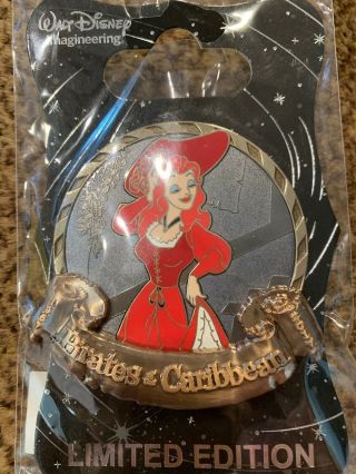 Disney D23 Expo Wdi Pirates Of The Caribbean Redhead Pin Le 300