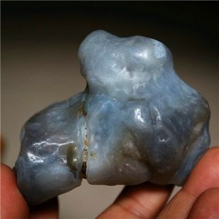313g Tumbled Rough Gemstone Specimen Banded Agate Stone Collector Botswana