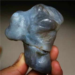 313G Tumbled Rough Gemstone Specimen Banded Agate Stone Collector Botswana 3