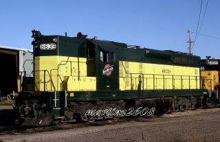 Orig.  Slide Chicago North Western (cnw) 6639 Roster