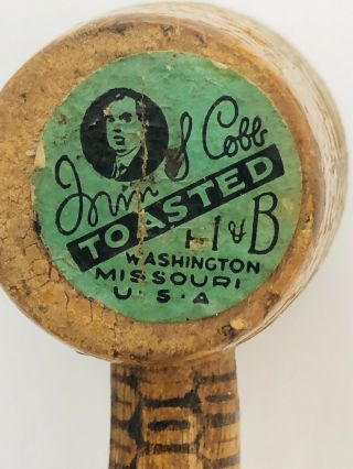Rare Old Vintage Corn Cobb Meerschaum Toasted Missouri USA Tobacco Smoking Pipe 4